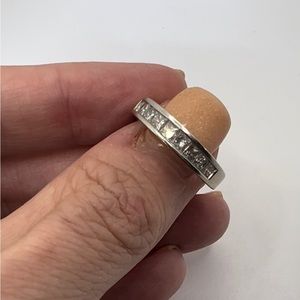 14K WG and Diamonds.  Approximate size 4.75.